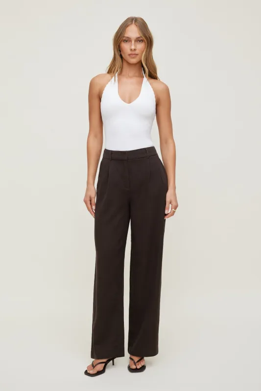 Alex Linen Wide Leg Pants made by Dynamite