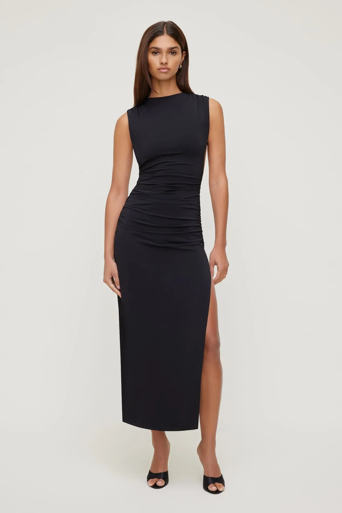 Sculpt Open Side Maxi Dress sold by Dynamite product image thumbnail 2