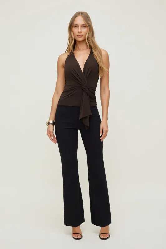 Front Drape Halter Top made by Dynamite