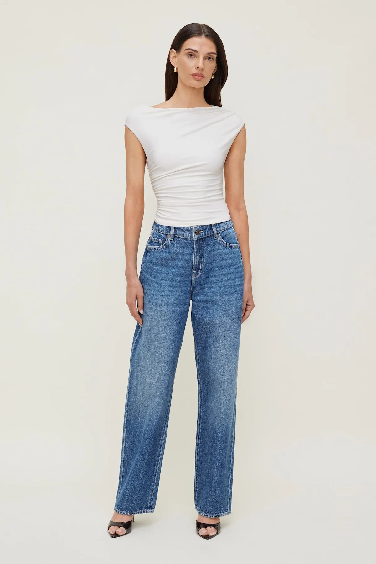 Sculpt Draped Top sold by Dynamite
