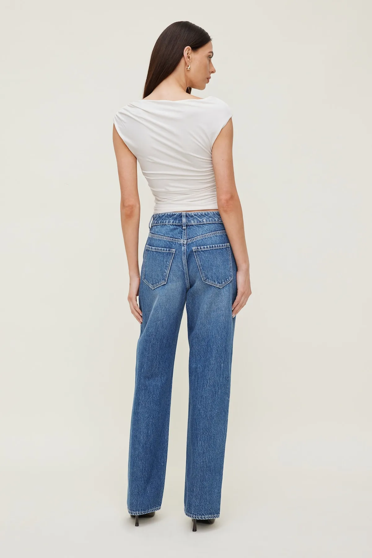 Sculpt Draped Top sold by Dynamite product image thumbnail 2
