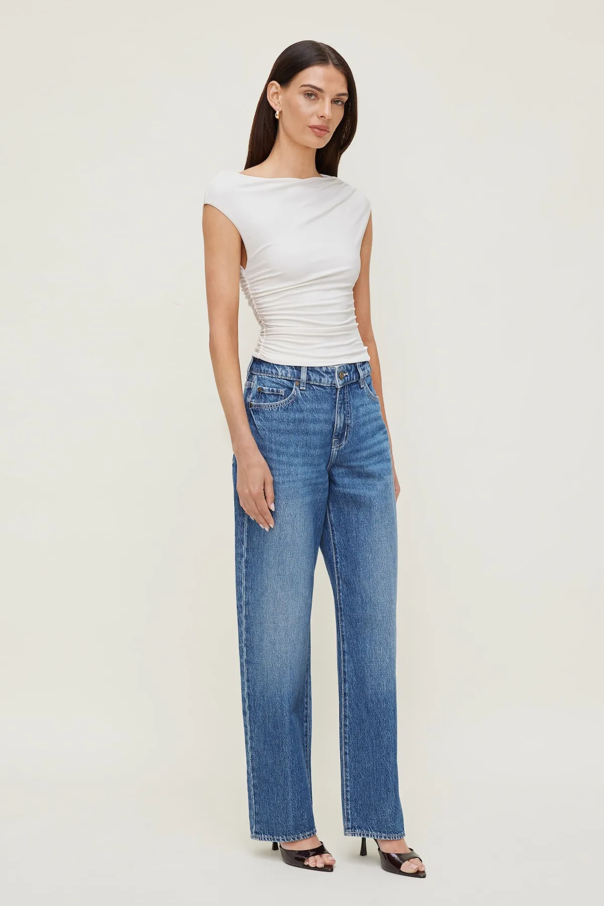 Sculpt Draped Top sold by Dynamite product image thumbnail 3