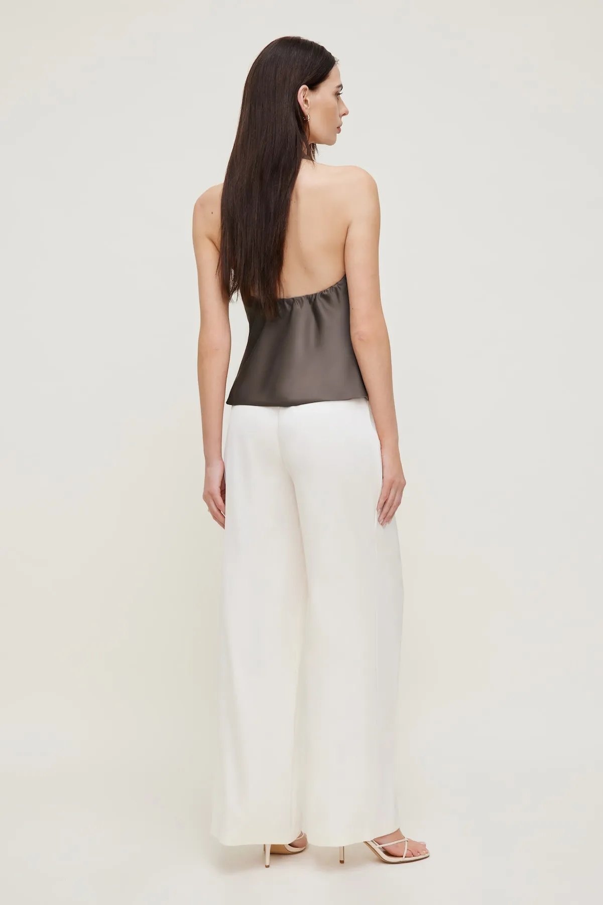 Leo Satin Wide Leg Pants sold by Dynamite product image thumbnail 2