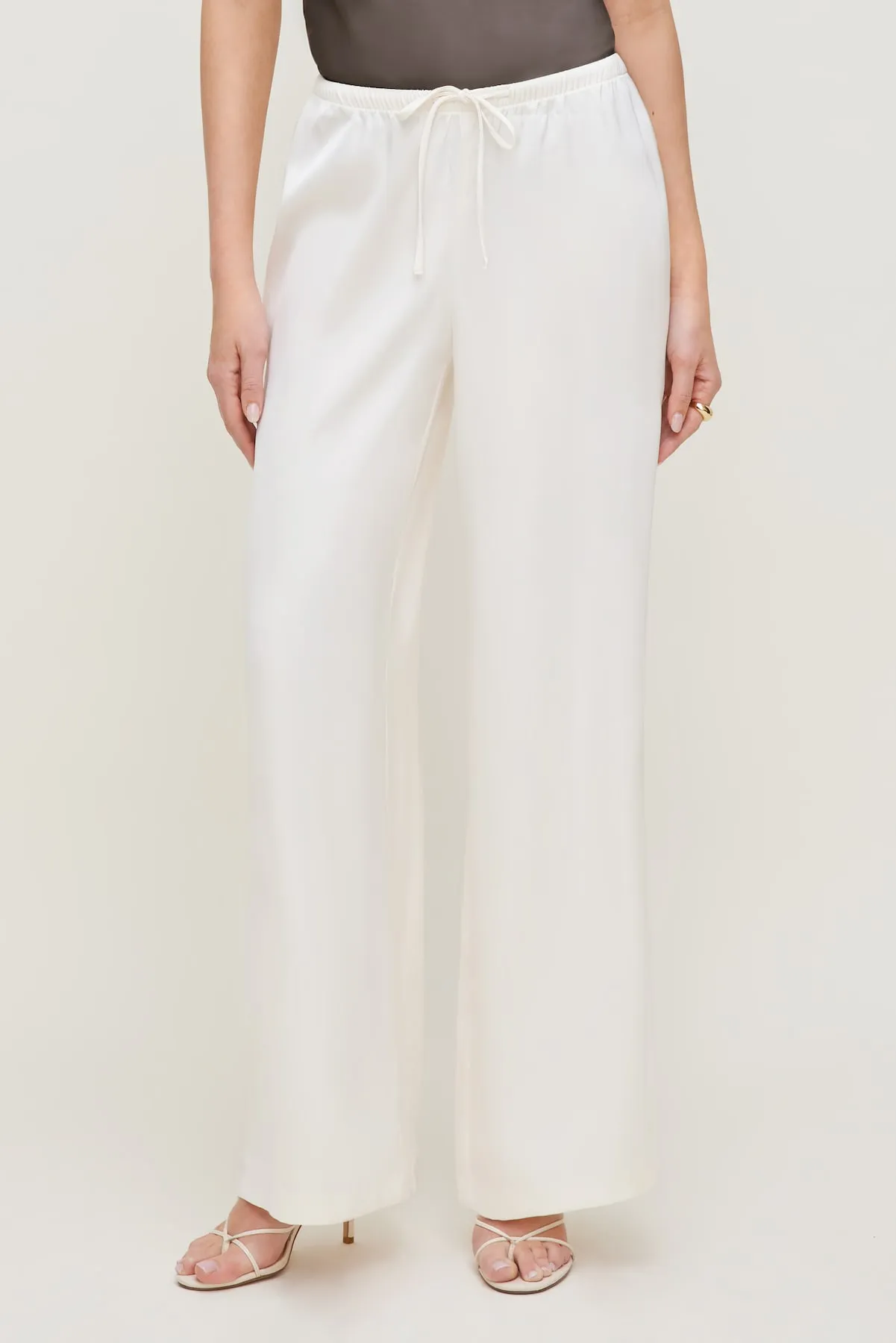 Leo Satin Wide Leg Pants sold by Dynamite product image thumbnail 4