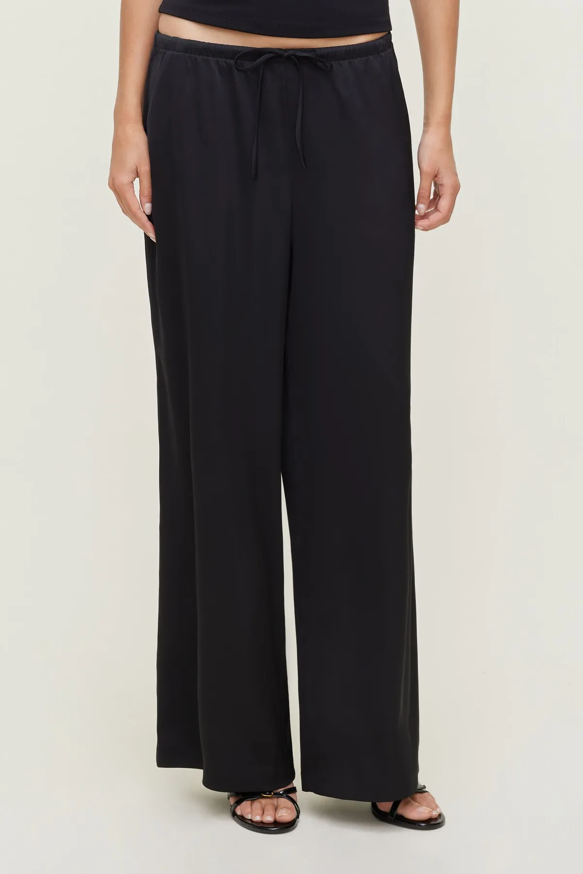 Leo Satin Wide Leg Pants sold by Dynamite product image thumbnail 4