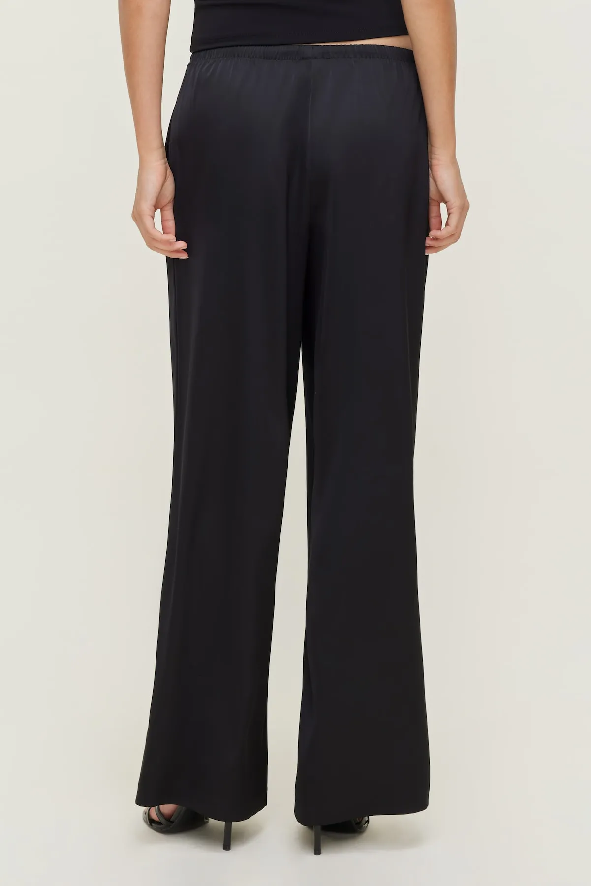 Leo Satin Wide Leg Pants sold by Dynamite product image thumbnail 5
