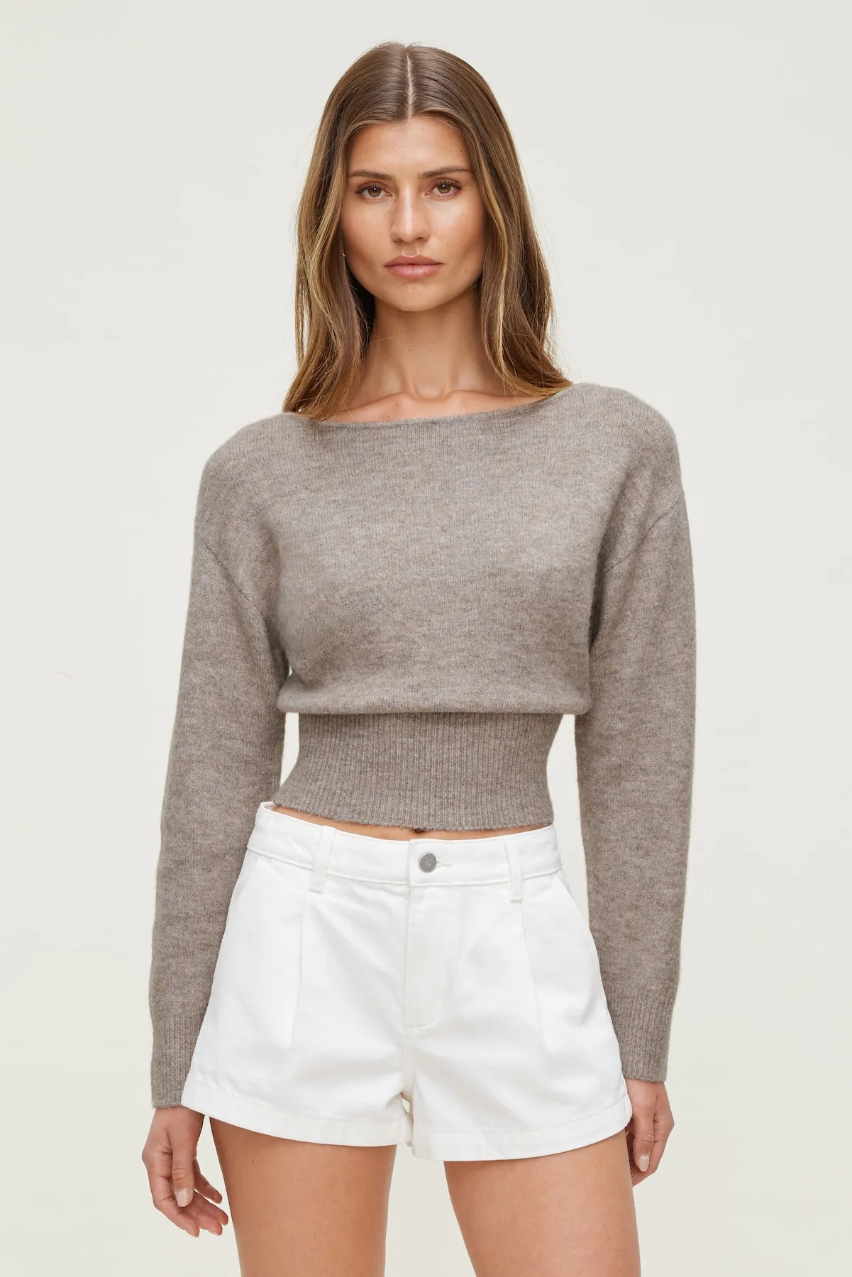 Juliet Cinched Boat Neck Sweater sold by Dynamite product image thumbnail 4
