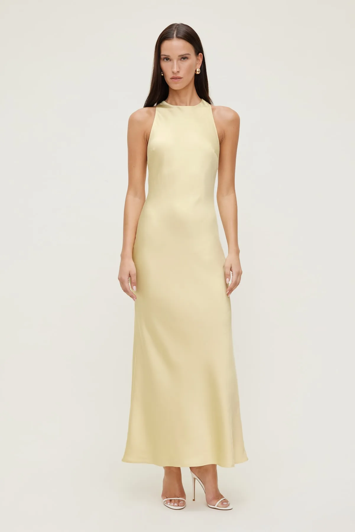Twist Back Satin Maxi Dress sold by Dynamite product image thumbnail 2