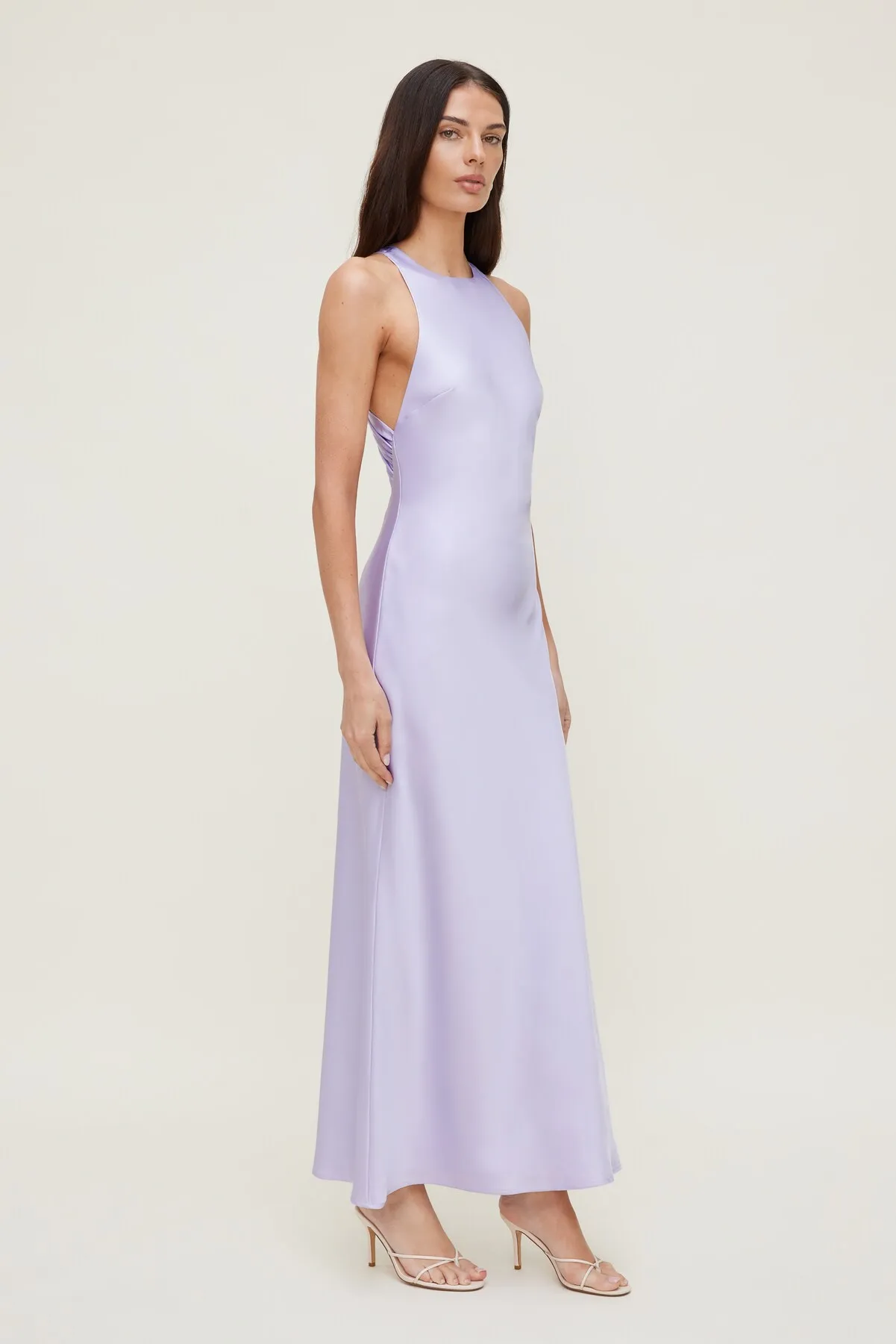 Twist Back Satin Maxi Dress sold by Dynamite product image thumbnail 3