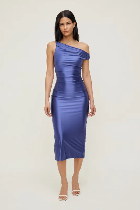 Jayde Stretch Satin Maxi Dress made by Dynamite