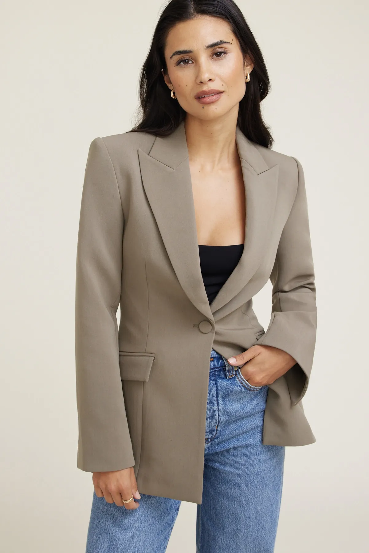 Anna Cinched Blazer sold by Dynamite product image thumbnail 3
