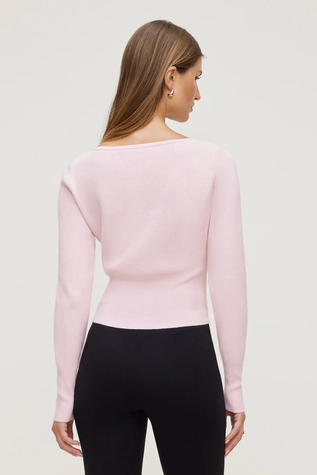 Sara Ribbed Cinch Hem Cardigan sold by Dynamite product image thumbnail 5