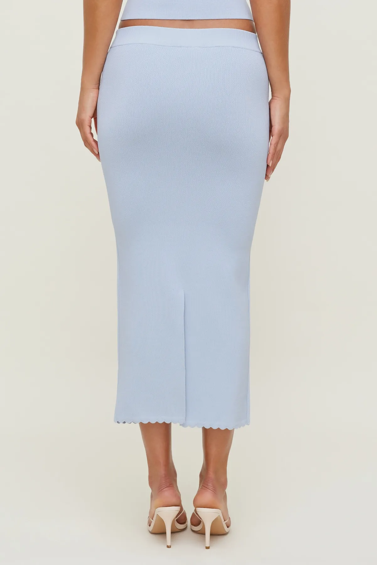 Scallop Trim Maxi Skirt sold by Dynamite product image thumbnail 5