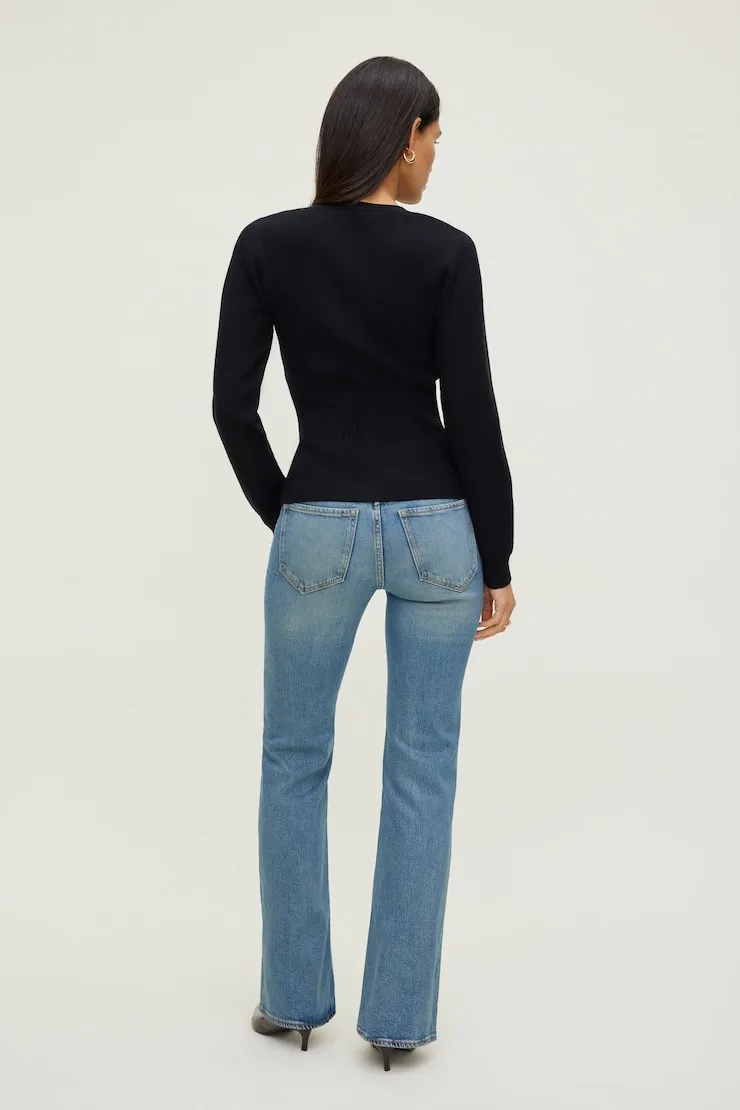 Cinched Waist Cardigan - Dynamite - Black - Women Clothing sold by Dynamite product image thumbnail 2