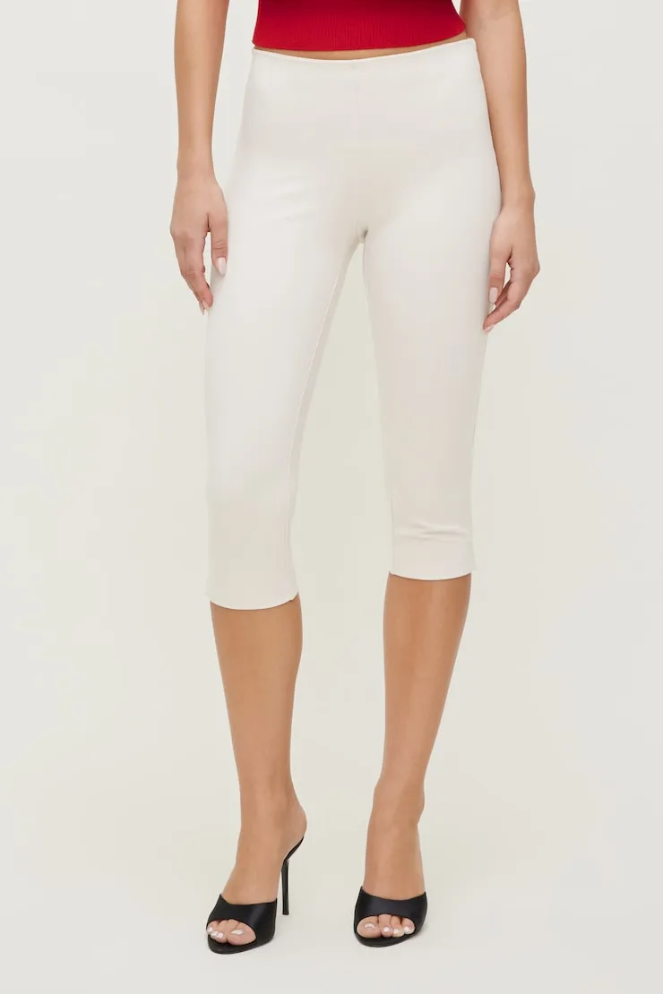 Liv Capri Pants - Dynamite - Beige - Women Clothing sold by Dynamite product image thumbnail 4