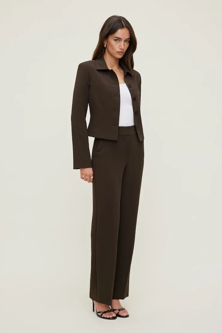 Charlotte Airflow Jacket - Dynamite - Brown - Women Clothing sold by Dynamite product image thumbnail 3