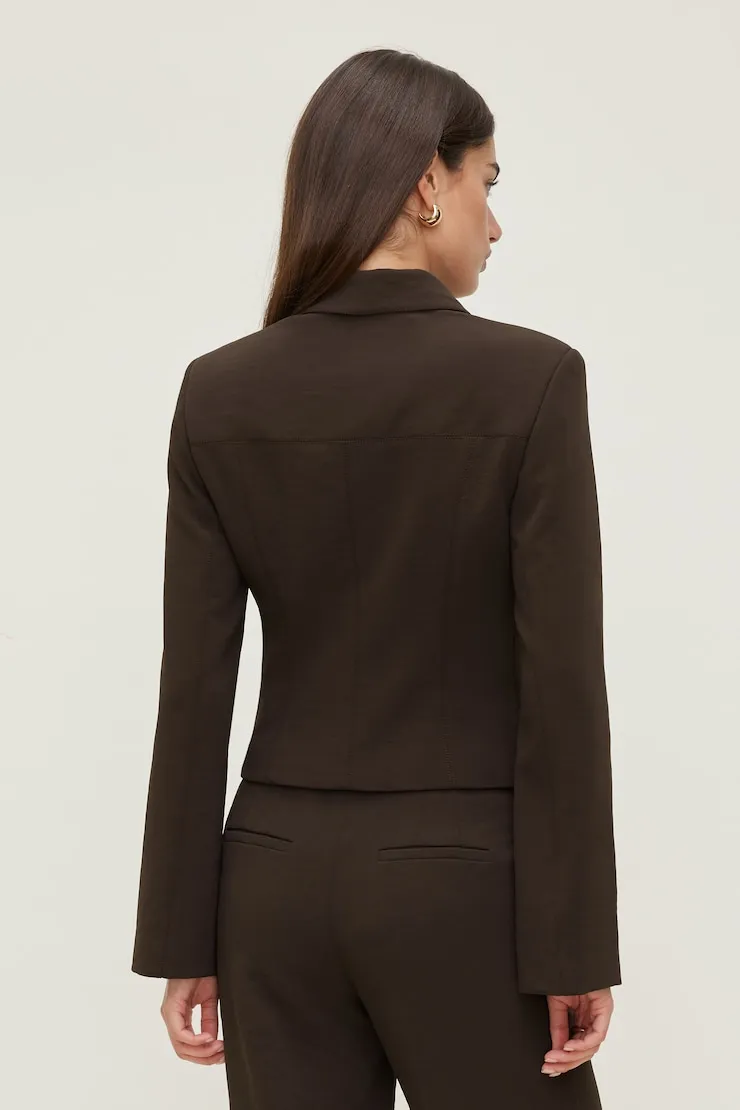 Charlotte Airflow Jacket - Dynamite - Brown - Women Clothing sold by Dynamite product image thumbnail 5