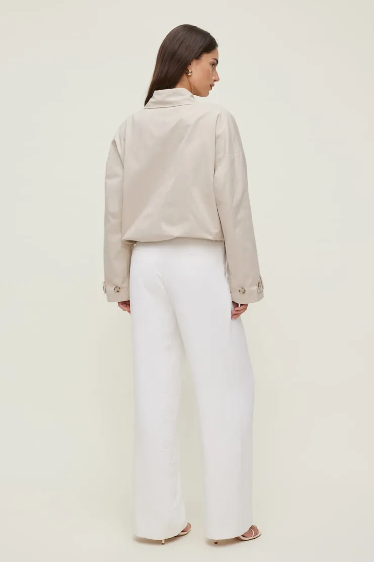 Alex Airflow Wide Leg Pants - Dynamite - White - Women Clothing sold by Dynamite product image thumbnail 2