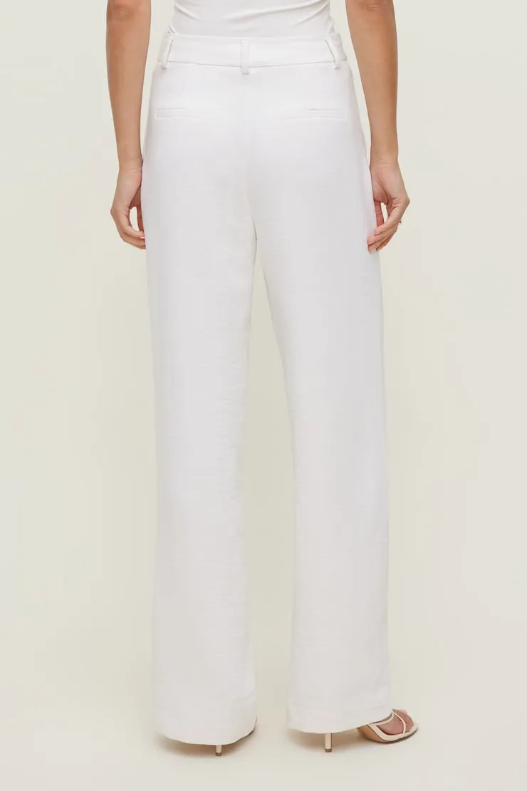 Alex Airflow Wide Leg Pants - Dynamite - White - Women Clothing sold by Dynamite product image thumbnail 5