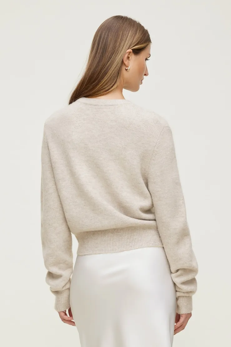 Rebecca Crewneck Cardigan - Dynamite - Greys - Women Clothing sold by Dynamite product image thumbnail 5