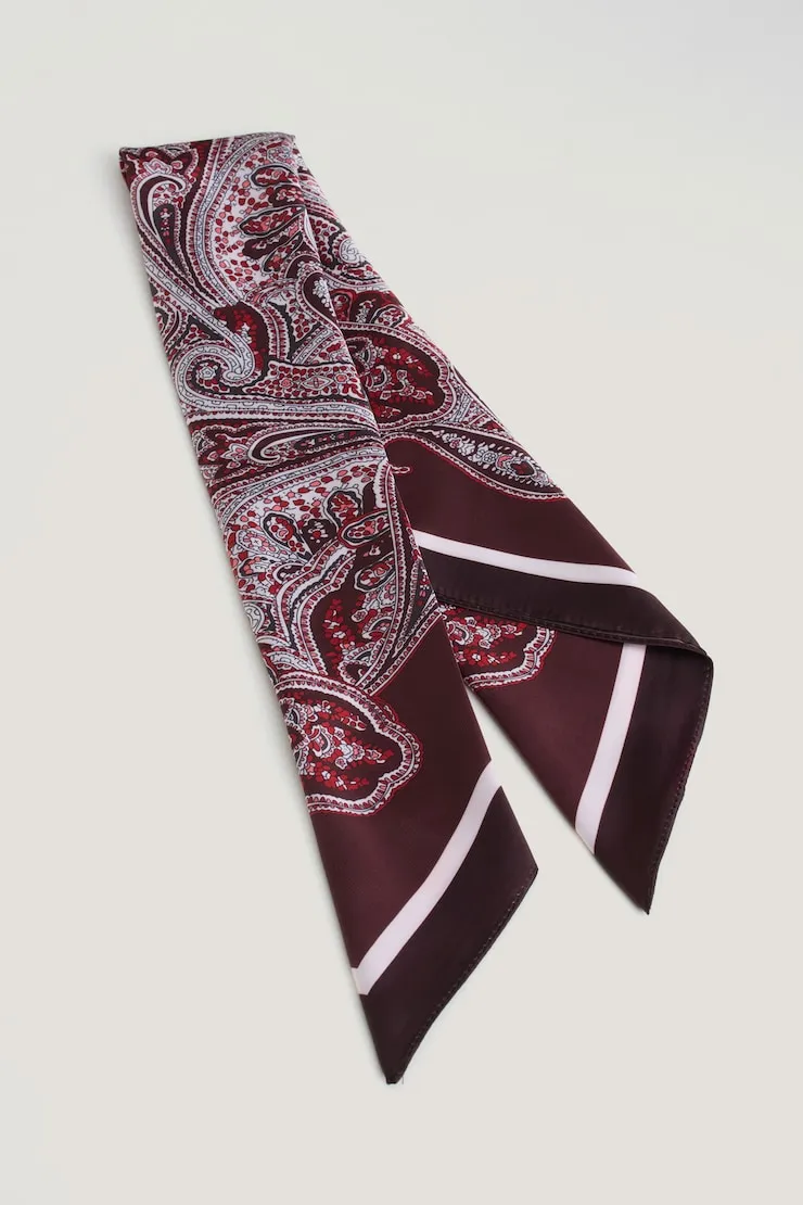 Satin Feel Scarf - Dynamite - Red - Women Clothing sold by Dynamite product image thumbnail 5