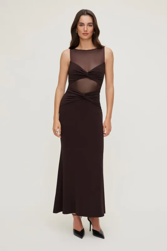 Sculpt Twisted Maxi Dress - Dynamite - Purple - Women Clothing made by Dynamite