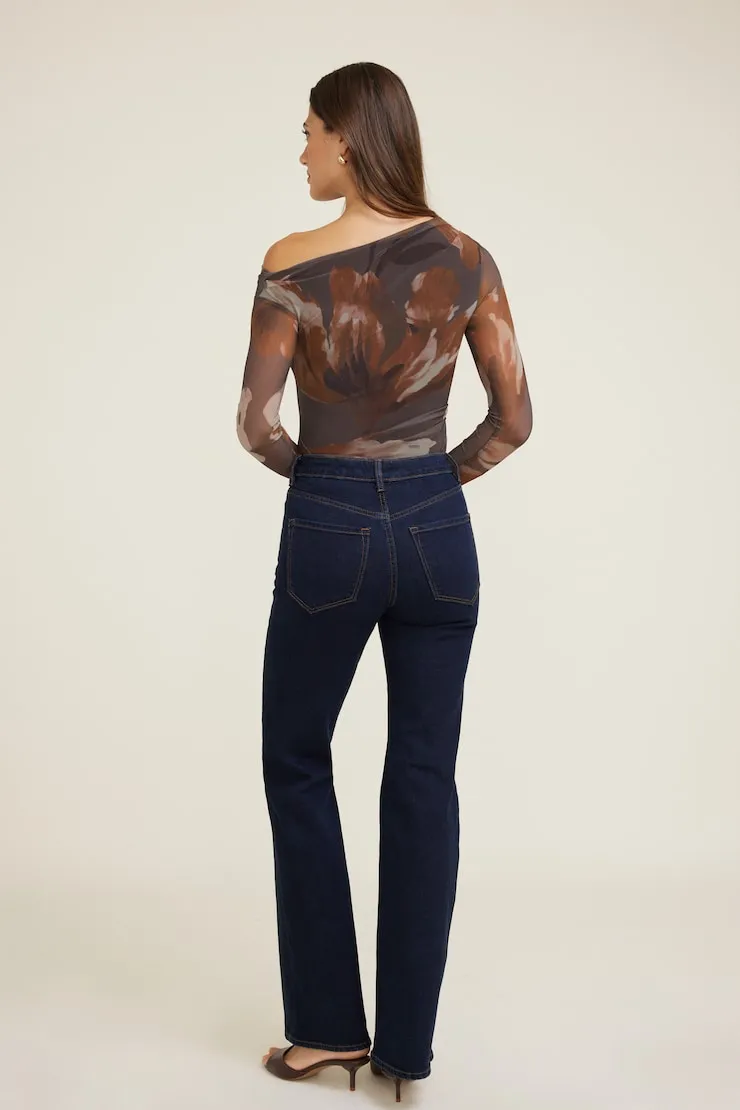 Elodie Stretch High Rise Bootcut Jeans - Dynamite - Blue - Women Clothing sold by Dynamite product image thumbnail 2
