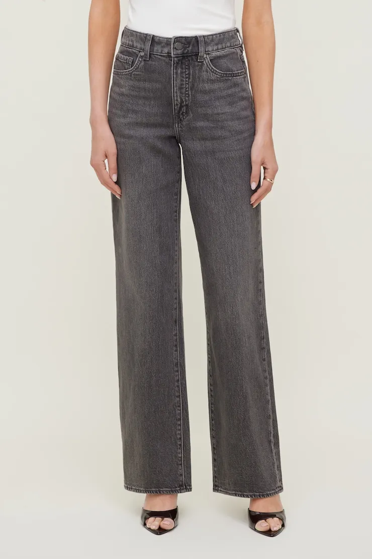 Heidi High Rise Wide Leg Jeans - Dynamite - Black - Women Clothing sold by Dynamite product image thumbnail 4