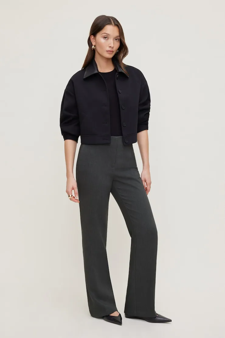 Stevie Slim Bootcut Pants - Dynamite - Greys - Women Clothing sold by Dynamite product image thumbnail 3