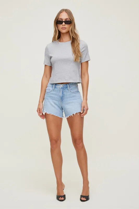 Everyday Cotton T Shirt - Dynamite - Greys - Women Clothing made by Dynamite