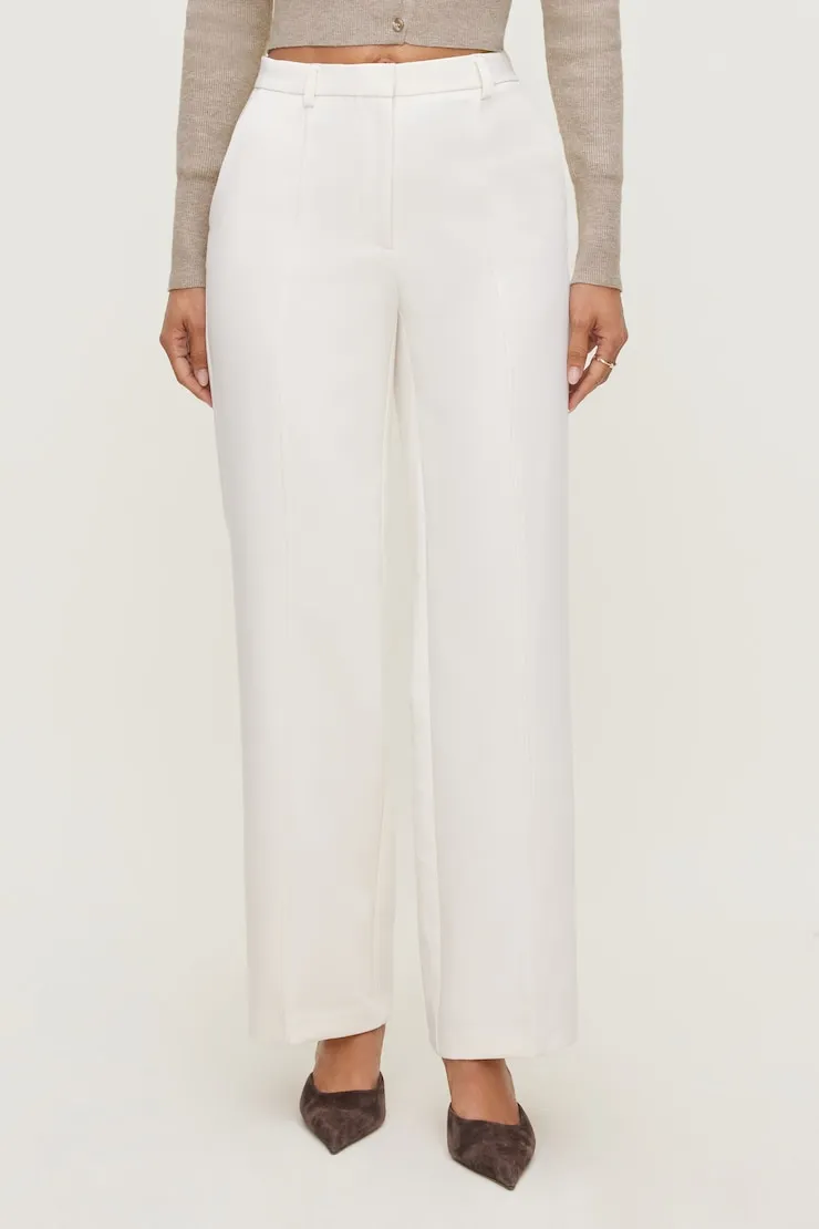Pintuck Straight Leg Pants - Dynamite - Beige - Women Clothing sold by Dynamite product image thumbnail 4