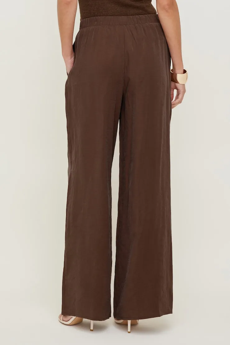 Priya Wide Leg Pants - Dynamite - Brown - Women Clothing sold by Dynamite product image thumbnail 5