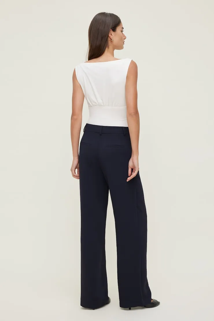 Alex Airflow Wide Leg Pants - Dynamite - Navy - Women Clothing sold by Dynamite product image thumbnail 2