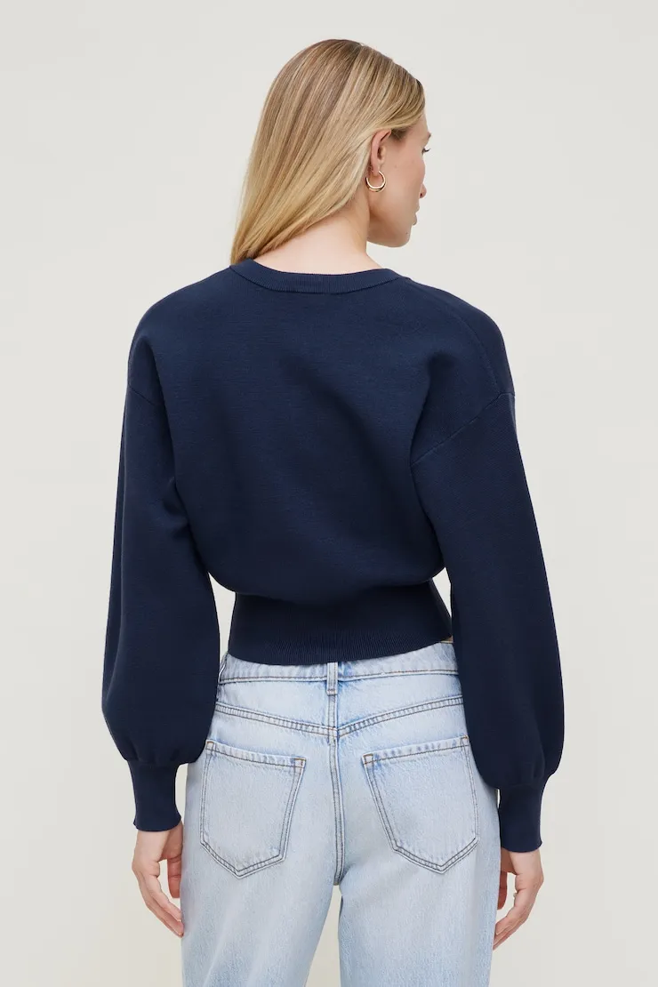 Balloon Sleeve Cardigan - Dynamite - Blue - Women Clothing sold by Dynamite product image thumbnail 5