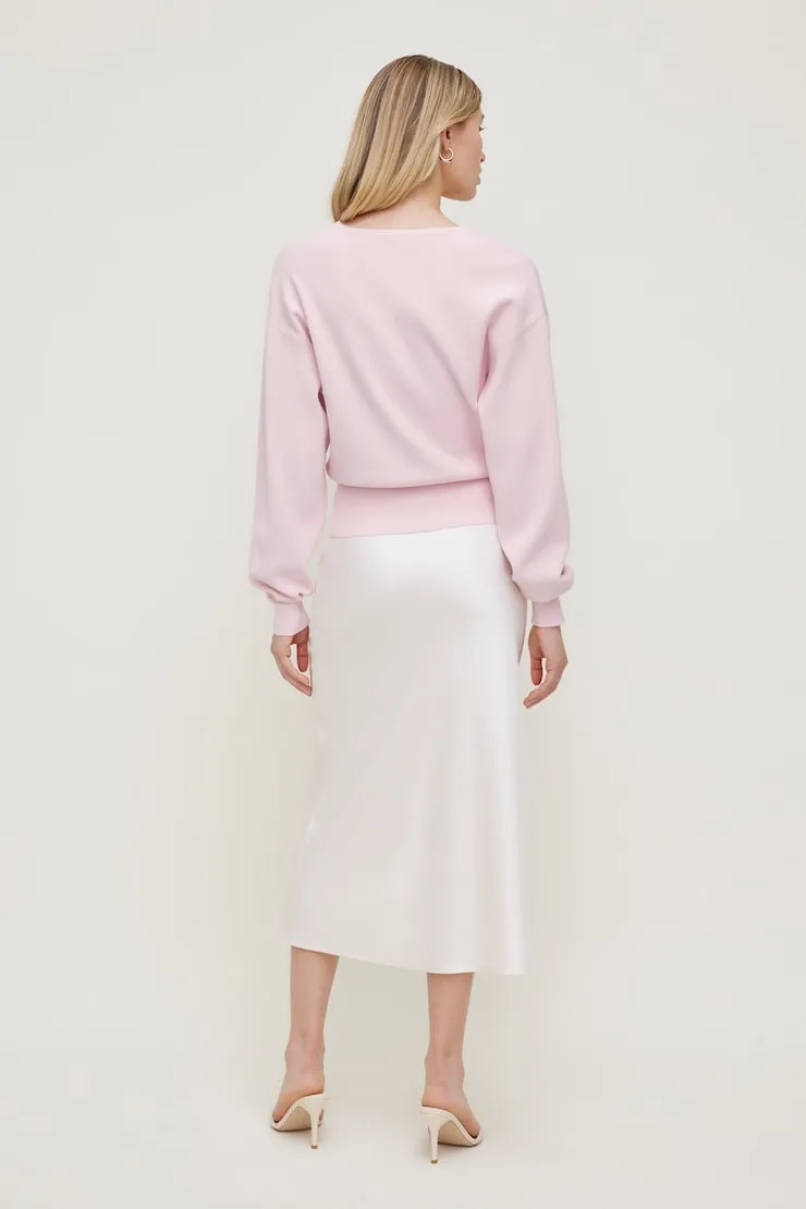 V Neck Cardigan - Dynamite - Pink - Women Clothing sold by Dynamite product image thumbnail 2