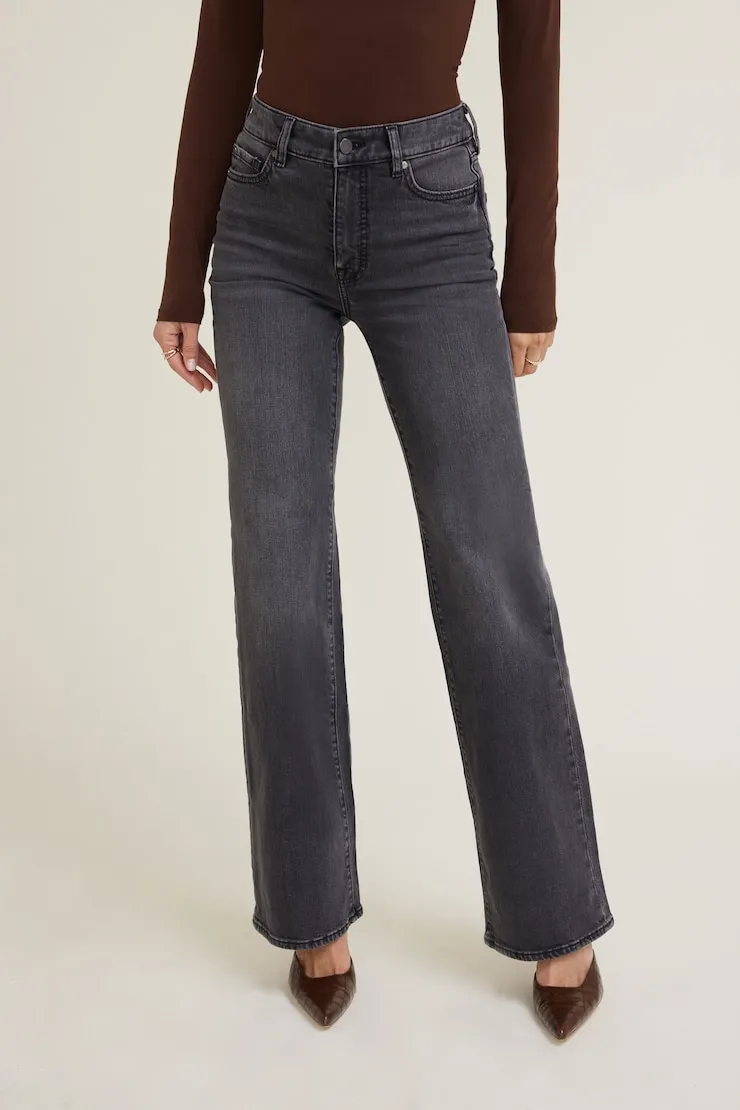 Elodie Stretch High Rise Bootcut Jeans - Dynamite - Black - Women Clothing sold by Dynamite product image thumbnail 4
