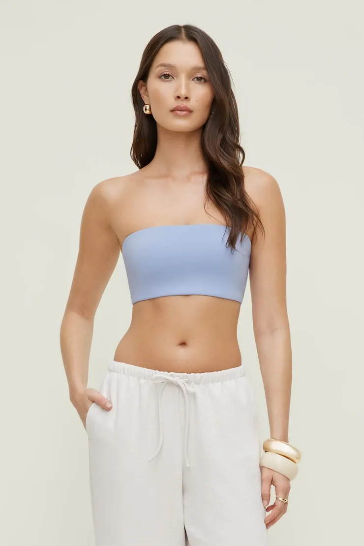 Sculpt Bandeau Bra - Dynamite - Blue - Women Clothing sold by Dynamite product image thumbnail 4