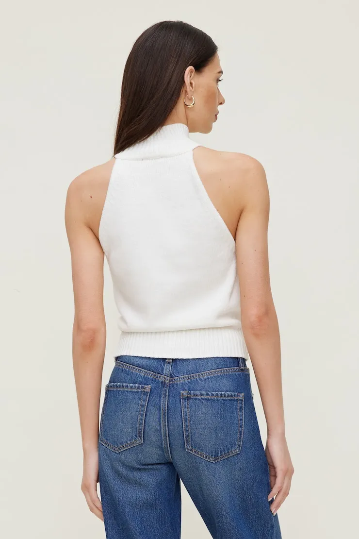 Turtleneck Sweater Tank Top - Dynamite - White - Women Clothing sold by Dynamite product image thumbnail 5
