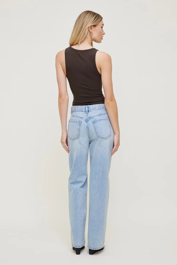 Ellie Ribbed Tank Top - Dynamite - Brown - Women Clothing sold by Dynamite product image thumbnail 4