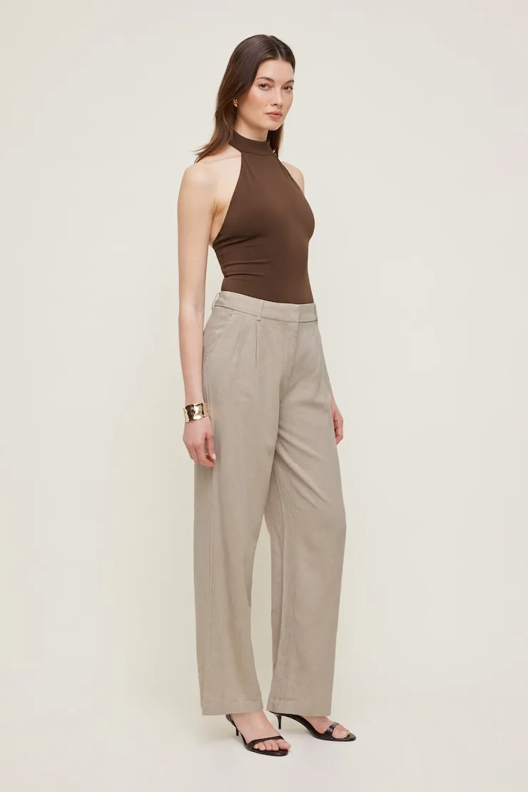 Alex Linen Wide Leg Pants - Dynamite - Beige - Women Clothing sold by Dynamite product image thumbnail 3