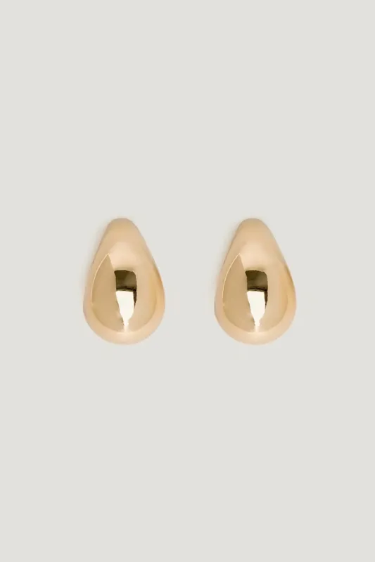 Mini Loop Teardrop Earrings - Dynamite - Yellow - Women Clothing made by Dynamite