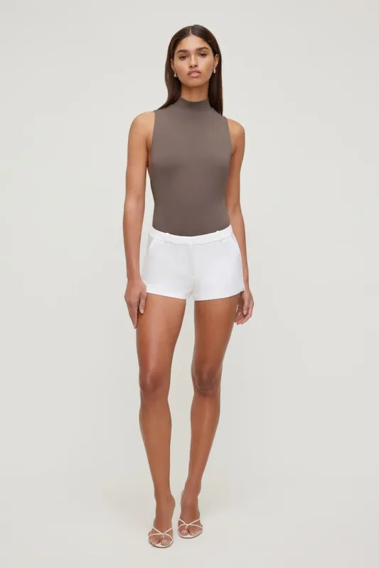 Clean Mini Shorts - Dynamite - White - Women Clothing made by Dynamite