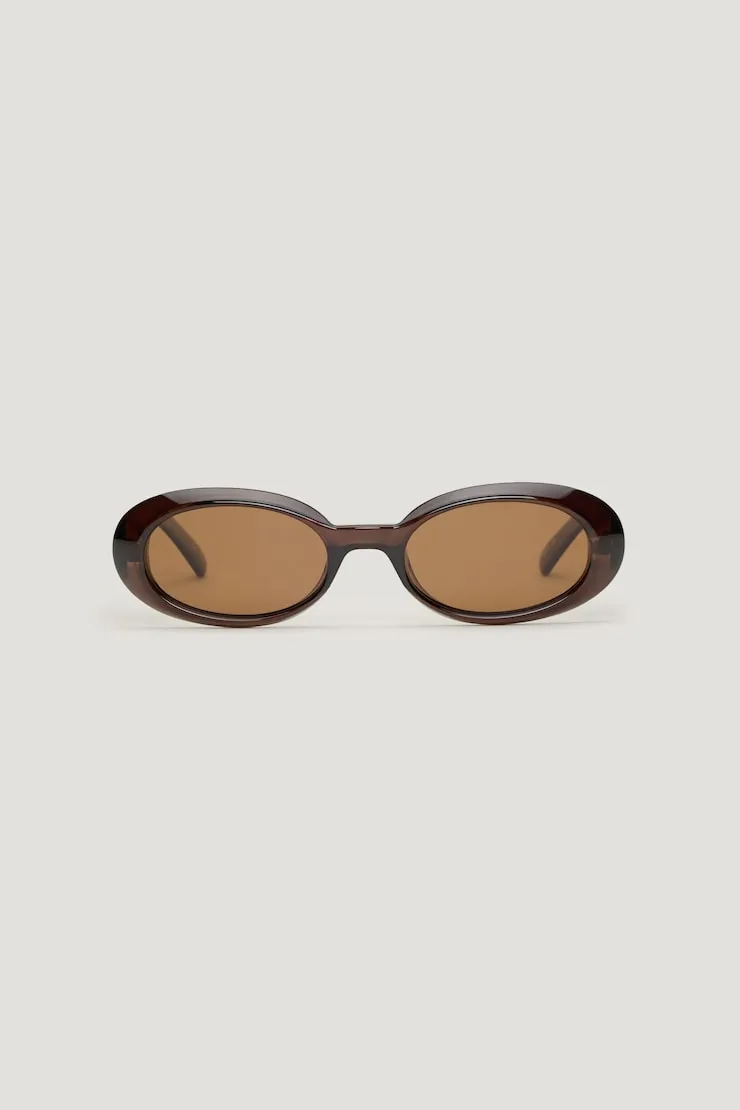 LE SPECS | Work It! Oval Sunglasses - Dynamite - Beige - Women Clothing sold by Dynamite