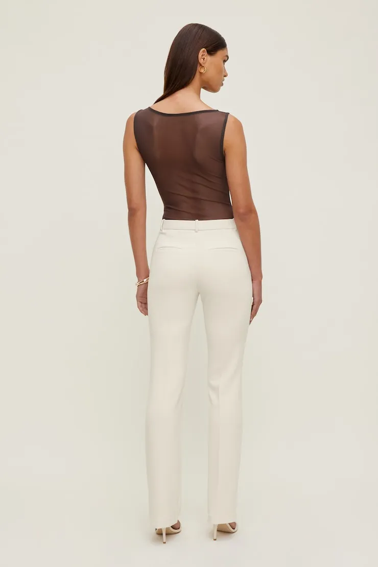 Kai Sheer Mesh Bodysuit - Dynamite - Brown - Women Clothing sold by Dynamite product image thumbnail 4