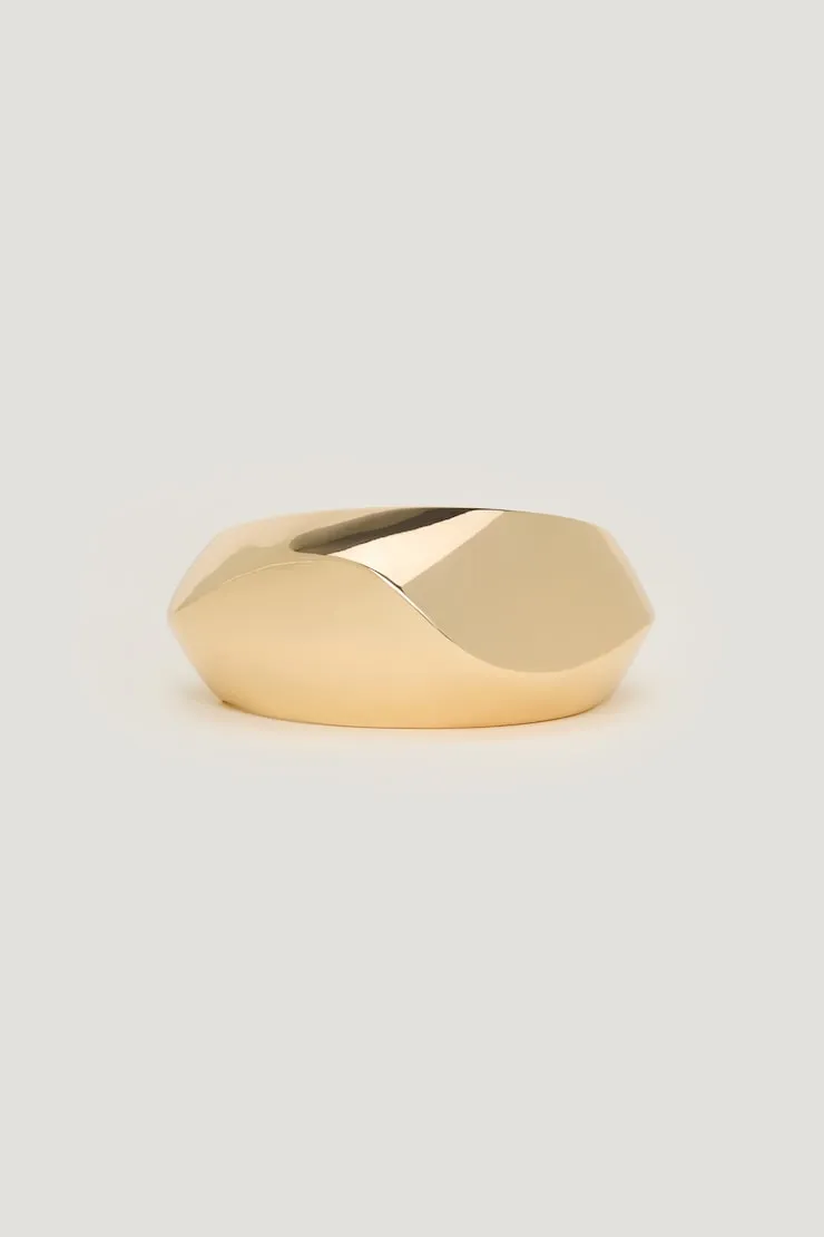 Curved Snap Bangle Bracelet - Dynamite - Yellow - Women Clothing sold by Dynamite
