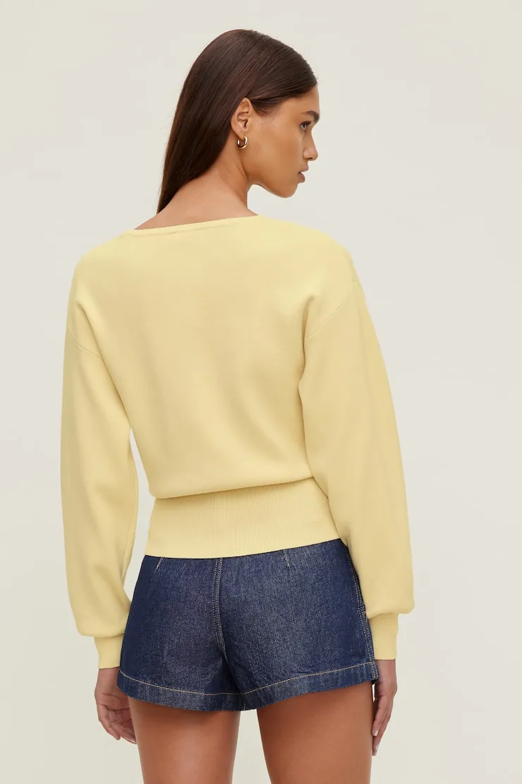 V Neck Cardigan - Dynamite - Yellow - Women Clothing sold by Dynamite product image thumbnail 2