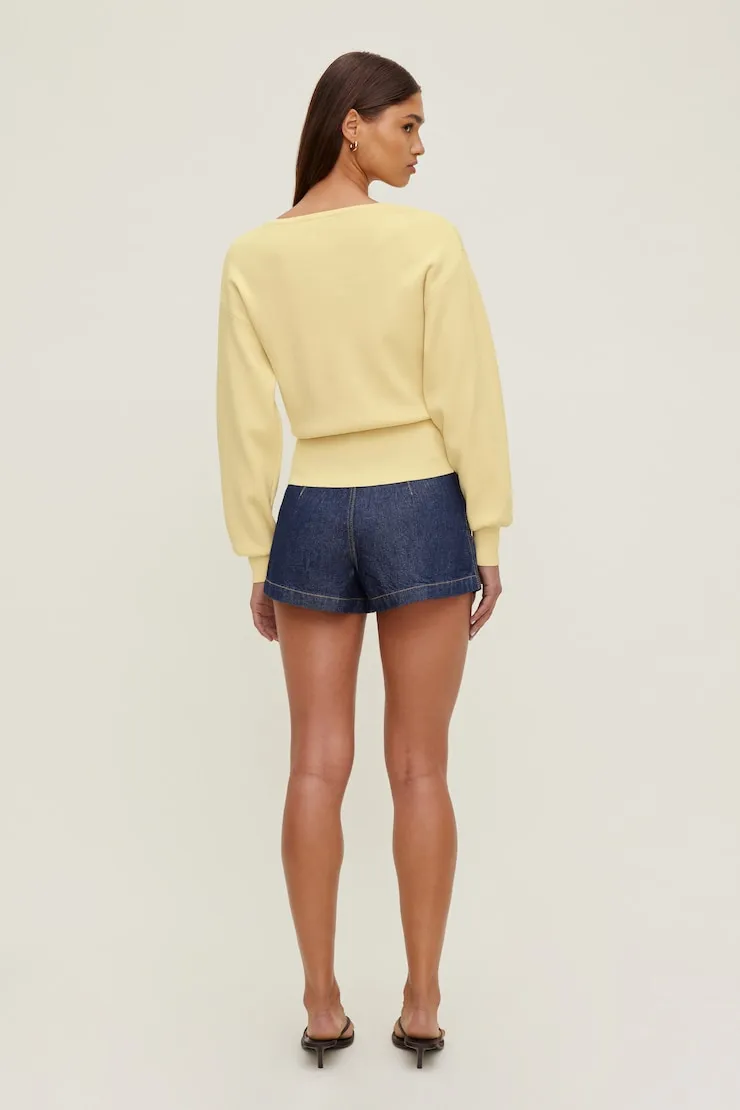V Neck Cardigan - Dynamite - Yellow - Women Clothing sold by Dynamite product image thumbnail 4