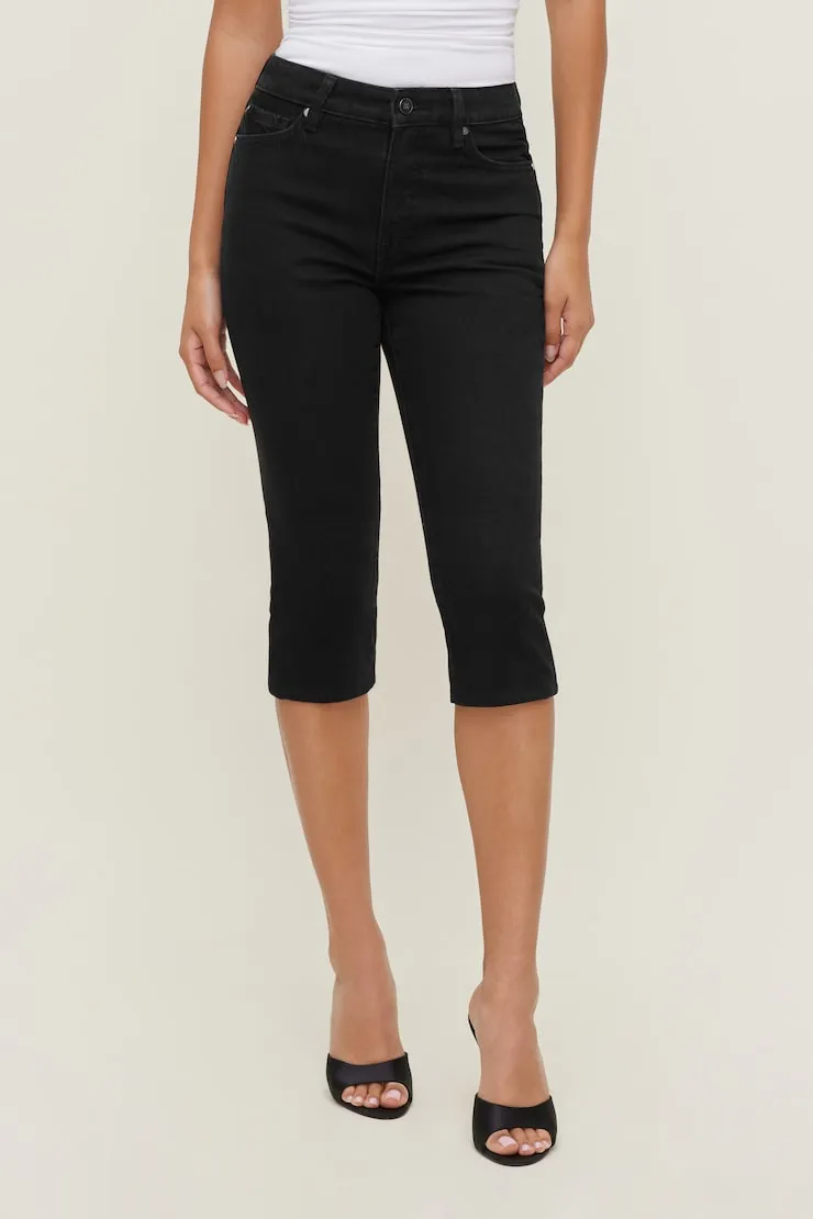 Stretch High Rise Slim Capri Jeans - Dynamite - Blue - Women Clothing sold by Dynamite product image thumbnail 2