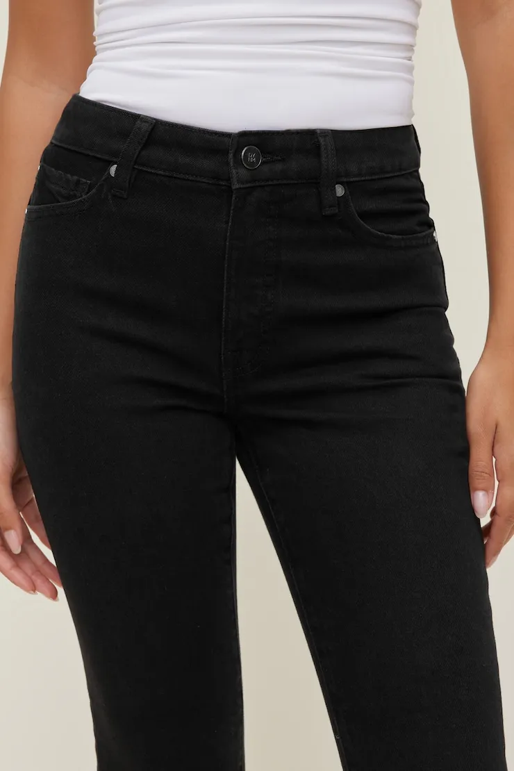 Stretch High Rise Slim Capri Jeans - Dynamite - Blue - Women Clothing sold by Dynamite product image thumbnail 5