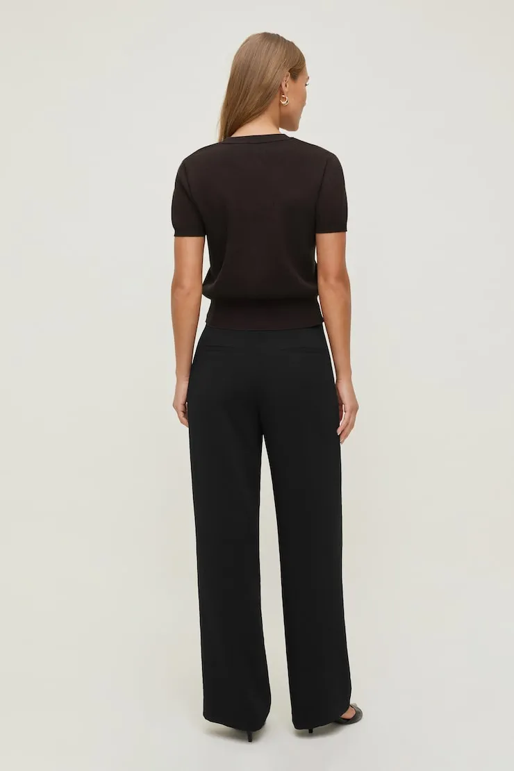 Alex Airflow Wide Leg Pants - Dynamite - Black - Women Clothing sold by Dynamite product image thumbnail 2